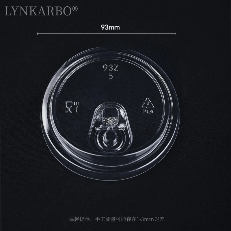 93 mm PLA-Deckel ohne Strohhalm