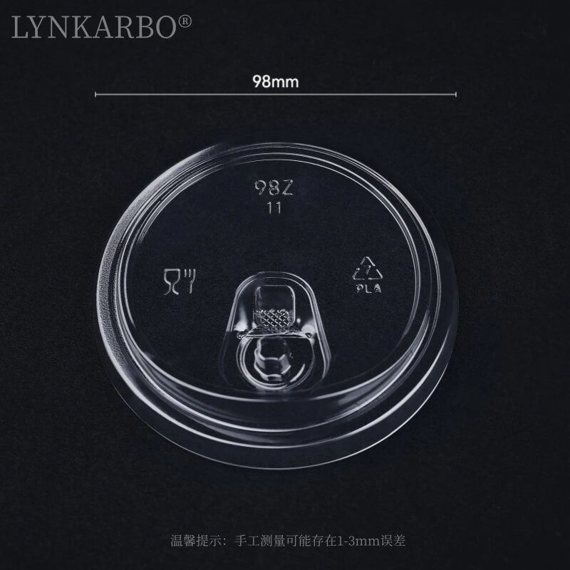 98 mm PLA-Deckel ohne Strohhalm