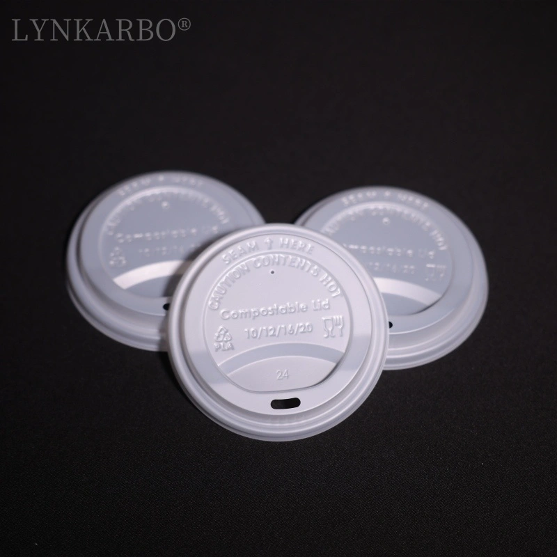 CPLA 90mm Direct Drinking Natural Color Cup Lid