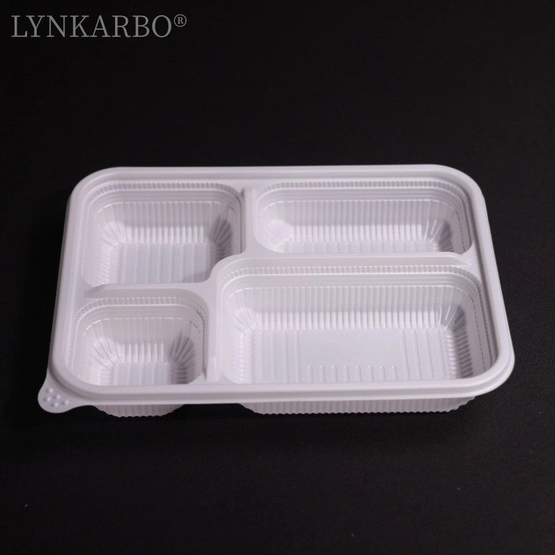 CPLA Four-Compartment Japanese-Style Food Container